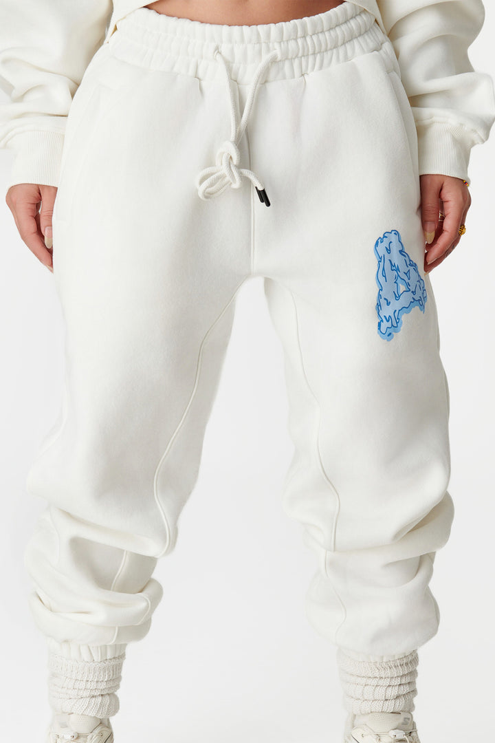 Classic A Sweatpants White/Blue