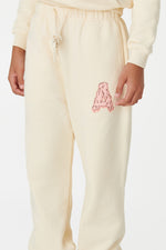 Load image into Gallery viewer, Youth Classic A Sweatpants Creme/Peach
