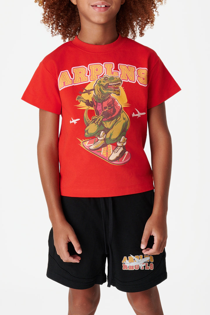 Youth Dino Tee - Red