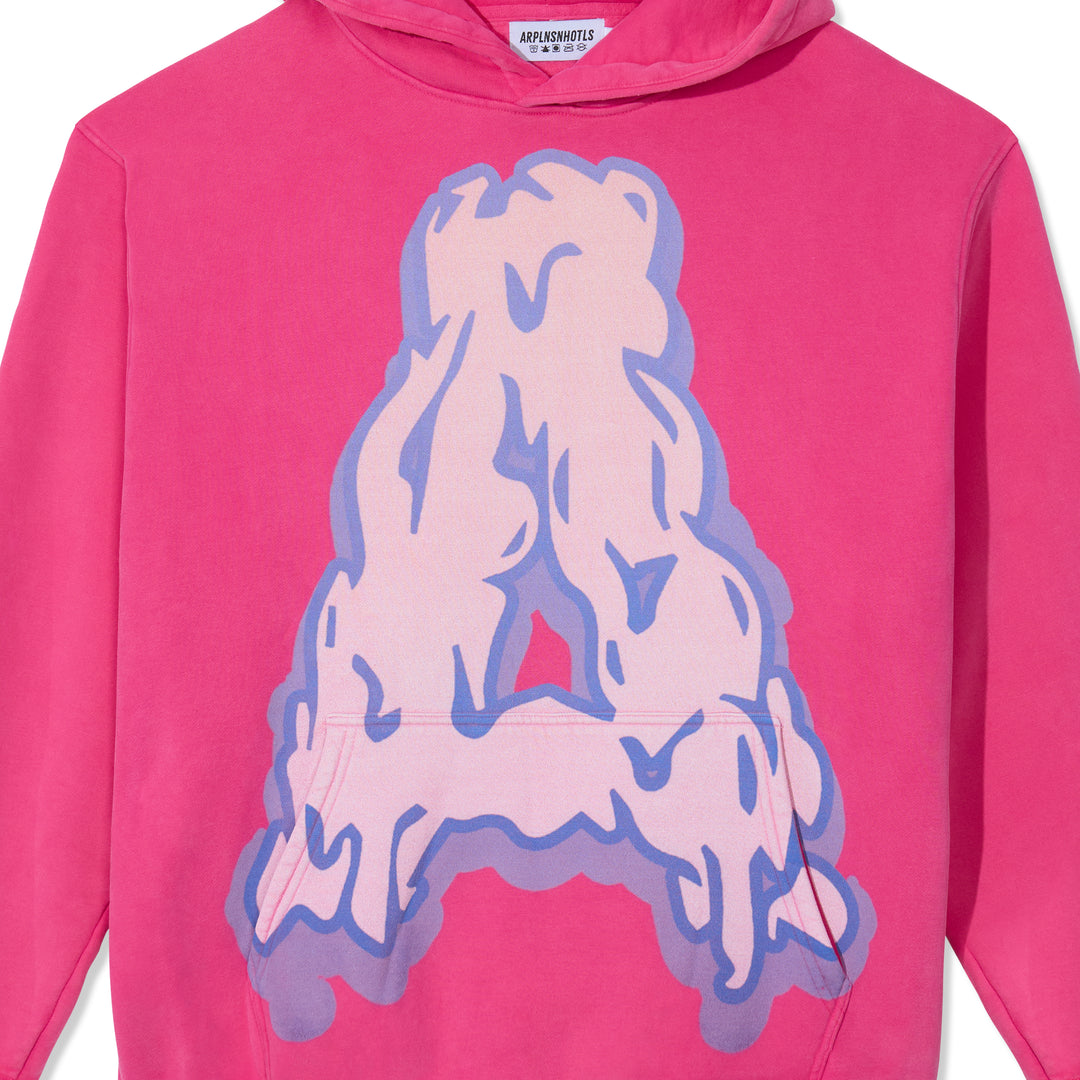 Classic A Hoodie - Pink/Light Purple