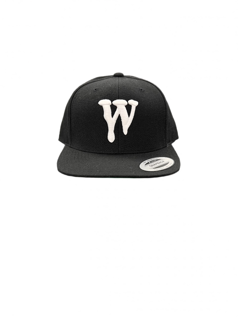 Wallo Drip Snapback - Black