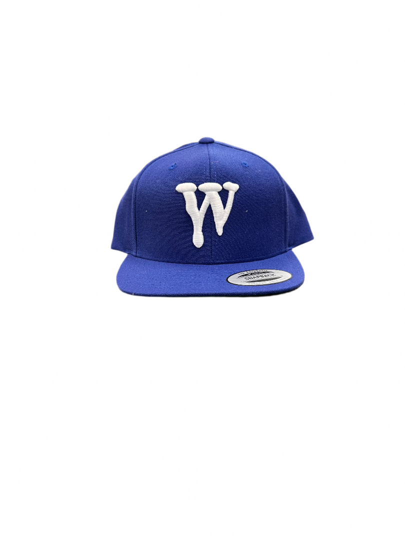 Wallo Drip Snapback - Blue