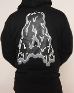 Load image into Gallery viewer, Classic A Hoodie - Black/Grey
